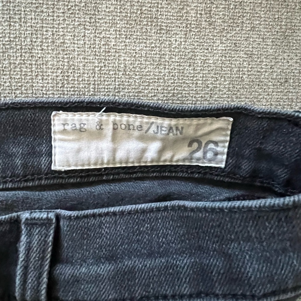 Rag & Bone Charcoal Denim Jeans